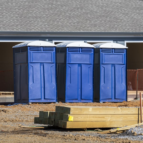 are there any restrictions on where i can place the porta potties during my rental period in Niotaze